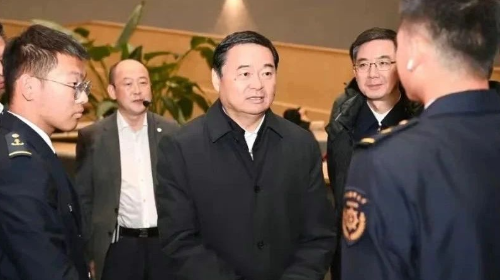 辽宁省委书记、省人大常委会主任郝鹏一行到我校调研